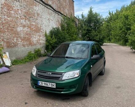 Зеленый ВАЗ 2190 Гранта, объемом двигателя 1.6 л и пробегом 170 тыс. км за 2900 $, фото 1 на Automoto.ua