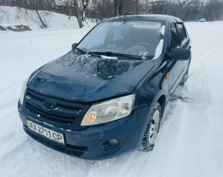 Синий ВАЗ Гранта, объемом двигателя 1.6 л и пробегом 100 тыс. км за 1450 $, фото 1 на Automoto.ua