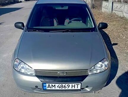 Бежевый ВАЗ Kalina, объемом двигателя 1.6 л и пробегом 195 тыс. км за 1950 $, фото 1 на Automoto.ua