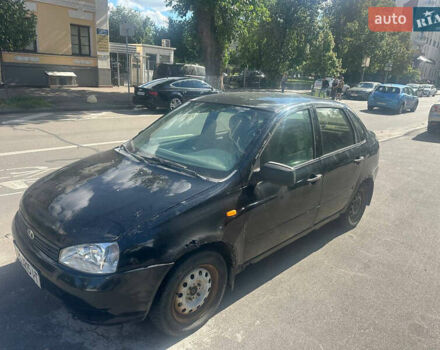 Черный ВАЗ Калина, объемом двигателя 1.39 л и пробегом 200 тыс. км за 790 $, фото 1 на Automoto.ua