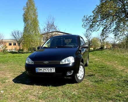 Черный ВАЗ Kalina, объемом двигателя 16 л и пробегом 140 тыс. км за 3000 $, фото 1 на Automoto.ua