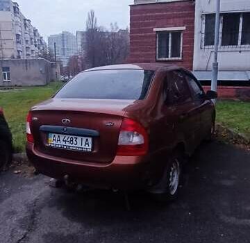 Коричневый ВАЗ Калина, объемом двигателя 1.39 л и пробегом 186 тыс. км за 850 $, фото 1 на Automoto.ua