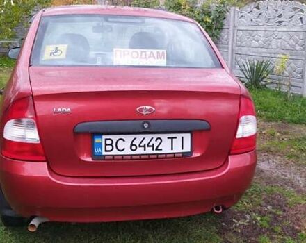 Красный ВАЗ Калина, объемом двигателя 1.6 л и пробегом 145 тыс. км за 1550 $, фото 6 на Automoto.ua