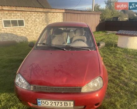 Красный ВАЗ Калина, объемом двигателя 1.6 л и пробегом 150 тыс. км за 1200 $, фото 6 на Automoto.ua