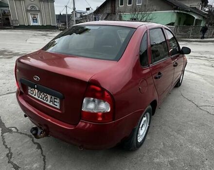Красный ВАЗ Калина, объемом двигателя 1.6 л и пробегом 183 тыс. км за 1400 $, фото 8 на Automoto.ua