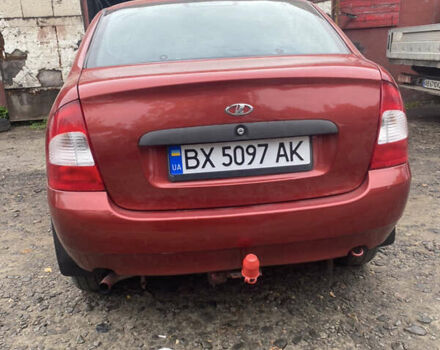 Красный ВАЗ Калина, объемом двигателя 1.6 л и пробегом 140 тыс. км за 1250 $, фото 1 на Automoto.ua