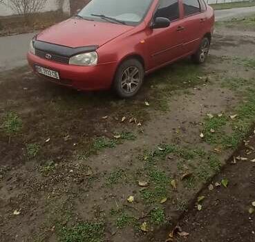 Красный ВАЗ Калина, объемом двигателя 1.6 л и пробегом 205 тыс. км за 2750 $, фото 4 на Automoto.ua