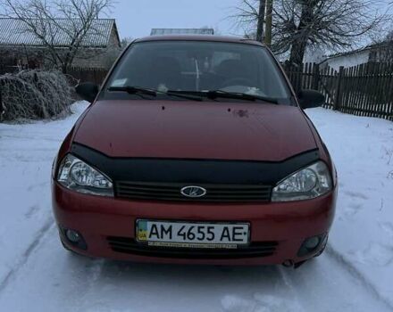 Красный ВАЗ Калина, объемом двигателя 1.6 л и пробегом 168 тыс. км за 3500 $, фото 2 на Automoto.ua