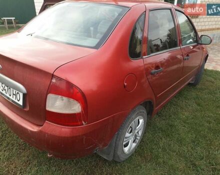 Красный ВАЗ Калина, объемом двигателя 1.6 л и пробегом 120 тыс. км за 1800 $, фото 25 на Automoto.ua