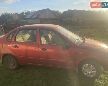 Красный ВАЗ Калина, объемом двигателя 1.6 л и пробегом 150 тыс. км за 1200 $, фото 3 на Automoto.ua