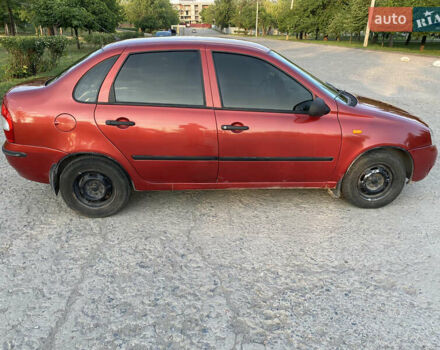 Красный ВАЗ Калина, объемом двигателя 1.6 л и пробегом 145 тыс. км за 2200 $, фото 16 на Automoto.ua