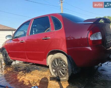 Красный ВАЗ Калина, объемом двигателя 1.6 л и пробегом 233 тыс. км за 1800 $, фото 2 на Automoto.ua