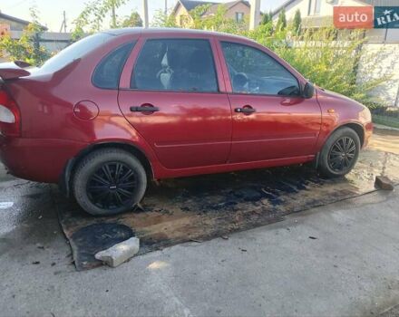 Красный ВАЗ Калина, объемом двигателя 1.6 л и пробегом 233 тыс. км за 1800 $, фото 9 на Automoto.ua