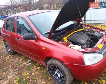Красный ВАЗ Калина, объемом двигателя 1.6 л и пробегом 180 тыс. км за 1850 $, фото 1 на Automoto.ua