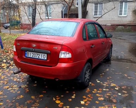 Красный ВАЗ Калина, объемом двигателя 1.6 л и пробегом 124 тыс. км за 2800 $, фото 1 на Automoto.ua