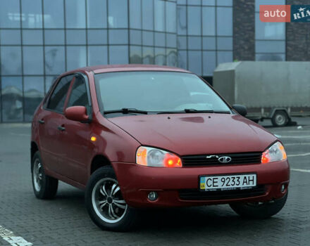 Красный ВАЗ Калина, объемом двигателя 1.6 л и пробегом 208 тыс. км за 1850 $, фото 1 на Automoto.ua