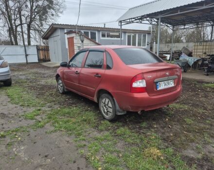 Красный ВАЗ Калина, объемом двигателя 1.6 л и пробегом 160 тыс. км за 1450 $, фото 2 на Automoto.ua