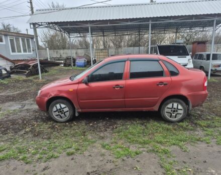 Красный ВАЗ Калина, объемом двигателя 1.6 л и пробегом 160 тыс. км за 1450 $, фото 1 на Automoto.ua