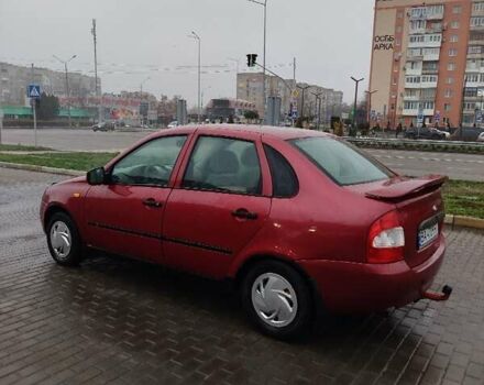 Красный ВАЗ Калина, объемом двигателя 1.6 л и пробегом 160 тыс. км за 2250 $, фото 1 на Automoto.ua