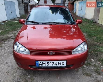 Красный ВАЗ Калина, объемом двигателя 1.6 л и пробегом 146 тыс. км за 2350 $, фото 16 на Automoto.ua