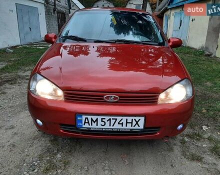 Красный ВАЗ Калина, объемом двигателя 1.6 л и пробегом 146 тыс. км за 2350 $, фото 22 на Automoto.ua
