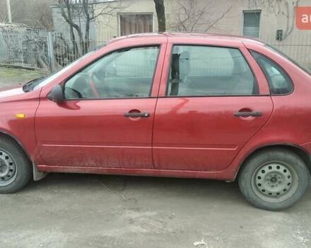 Красный ВАЗ Калина, объемом двигателя 1.4 л и пробегом 125 тыс. км за 2250 $, фото 5 на Automoto.ua