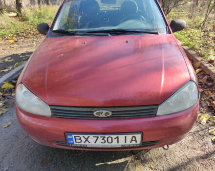 Красный ВАЗ Калина, объемом двигателя 1.4 л и пробегом 196 тыс. км за 1250 $, фото 3 на Automoto.ua