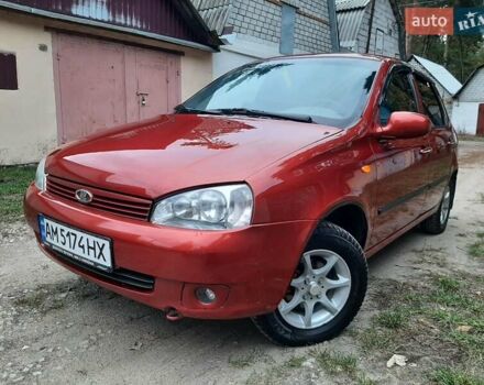 Красный ВАЗ Калина, объемом двигателя 1.6 л и пробегом 146 тыс. км за 2350 $, фото 8 на Automoto.ua