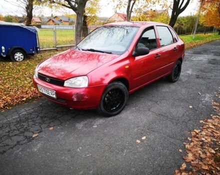 Красный ВАЗ Калина, объемом двигателя 1 л и пробегом 200 тыс. км за 1400 $, фото 1 на Automoto.ua