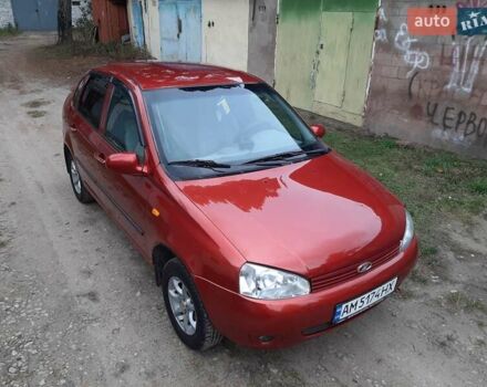Красный ВАЗ Калина, объемом двигателя 1.6 л и пробегом 146 тыс. км за 2350 $, фото 13 на Automoto.ua