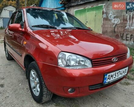 Красный ВАЗ Калина, объемом двигателя 1.6 л и пробегом 146 тыс. км за 2350 $, фото 11 на Automoto.ua