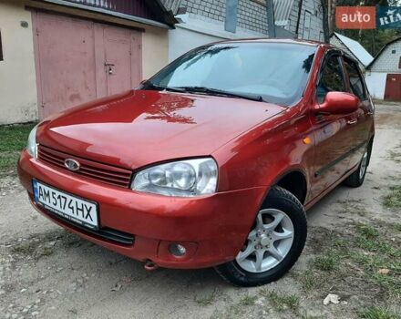 Красный ВАЗ Калина, объемом двигателя 1.6 л и пробегом 146 тыс. км за 2350 $, фото 7 на Automoto.ua