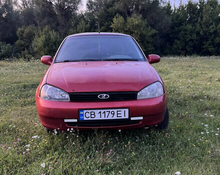 Красный ВАЗ Калина, объемом двигателя 1.6 л и пробегом 220 тыс. км за 1400 $, фото 1 на Automoto.ua