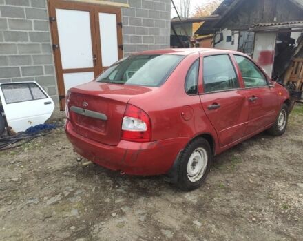 Красный ВАЗ Калина, объемом двигателя 1.6 л и пробегом 89 тыс. км за 650 $, фото 1 на Automoto.ua