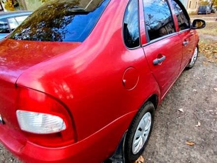Червоний ВАЗ Kalina, об'ємом двигуна 1.6 л та пробігом 234 тис. км за 2260 $, фото 1 на Automoto.ua