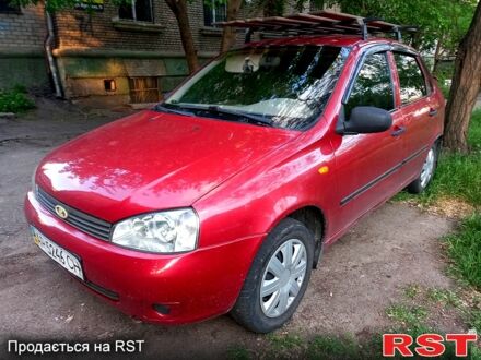 Красный ВАЗ Kalina, объемом двигателя 1.6 л и пробегом 0 тыс. км за 1600 $, фото 1 на Automoto.ua