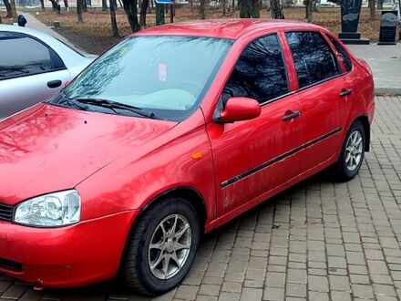 Красный ВАЗ Калина, объемом двигателя 1.6 л и пробегом 240 тыс. км за 1500 $, фото 1 на Automoto.ua