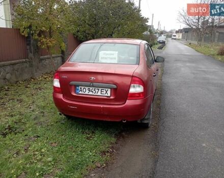 Красный ВАЗ Калина, объемом двигателя 1.6 л и пробегом 140 тыс. км за 1100 $, фото 1 на Automoto.ua