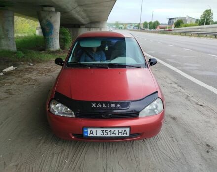 Красный ВАЗ Калина, объемом двигателя 1.6 л и пробегом 308 тыс. км за 1009 $, фото 1 на Automoto.ua