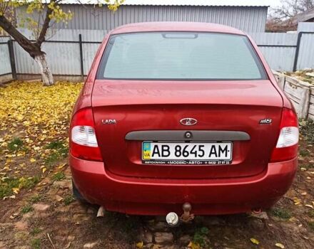 Красный ВАЗ Калина, объемом двигателя 1.6 л и пробегом 180 тыс. км за 1850 $, фото 1 на Automoto.ua