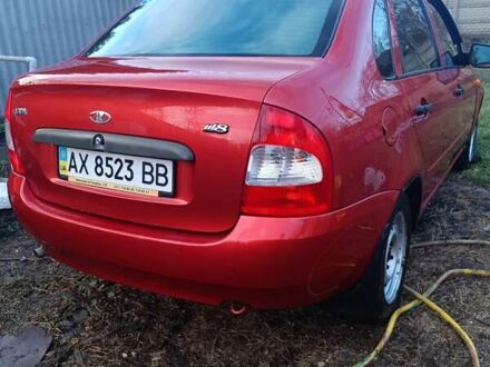 Красный ВАЗ Калина, объемом двигателя 1.6 л и пробегом 40 тыс. км за 3200 $, фото 1 на Automoto.ua