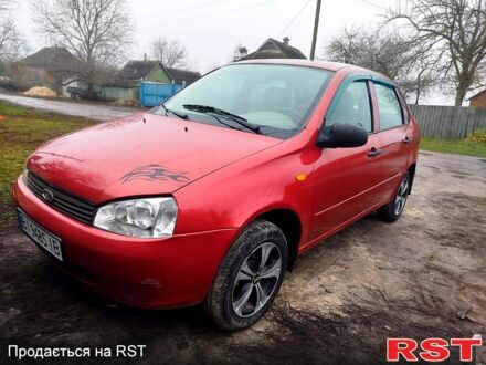 Красный ВАЗ Kalina, объемом двигателя 1.6 л и пробегом 100 тыс. км за 2100 $, фото 1 на Automoto.ua