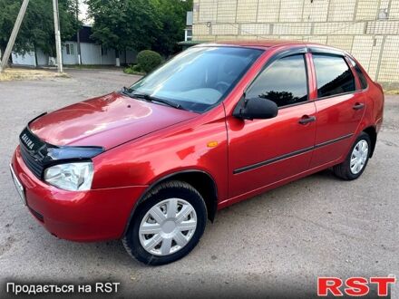 Червоний ВАЗ Kalina, об'ємом двигуна 1.6 л та пробігом 220 тис. км за 2299 $, фото 1 на Automoto.ua