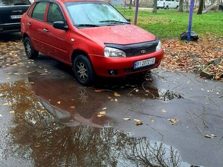 Красный ВАЗ Калина, объемом двигателя 1.6 л и пробегом 124 тыс. км за 2800 $, фото 1 на Automoto.ua