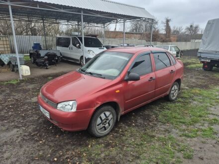 Красный ВАЗ Калина, объемом двигателя 1.6 л и пробегом 160 тыс. км за 1450 $, фото 1 на Automoto.ua