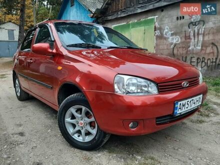 Красный ВАЗ Калина, объемом двигателя 1.6 л и пробегом 146 тыс. км за 2350 $, фото 1 на Automoto.ua