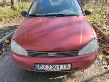 Красный ВАЗ Калина, объемом двигателя 1.4 л и пробегом 196 тыс. км за 1250 $, фото 1 на Automoto.ua