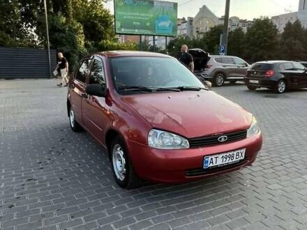 Красный ВАЗ Калина, объемом двигателя 1.39 л и пробегом 217 тыс. км за 2200 $, фото 1 на Automoto.ua