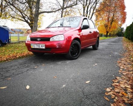 Червоний ВАЗ Калина, об'ємом двигуна 1 л та пробігом 200 тис. км за 1400 $, фото 1 на Automoto.ua