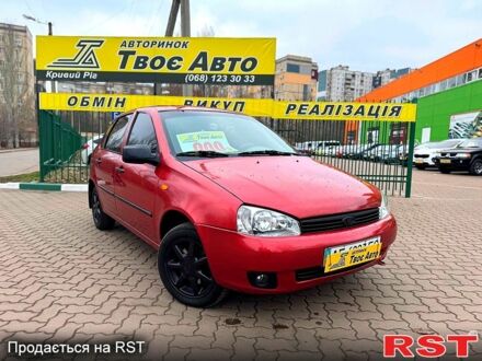 Красный ВАЗ Kalina, объемом двигателя 1.4 л и пробегом 91 тыс. км за 2800 $, фото 1 на Automoto.ua